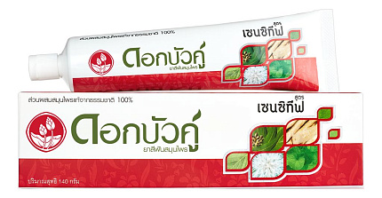 Зубная паста для чувствительных зубов Twin Lotus, 90 г, тайские зубные пасты