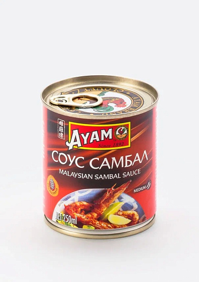 Соус "Самбал" Ayam ж/б, 250 мл, соусы