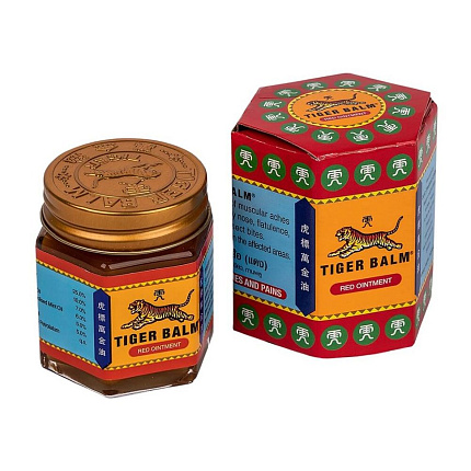 Бальзам "Красный тигр"  Tiger Balm, 30 г, тайские бальзамы