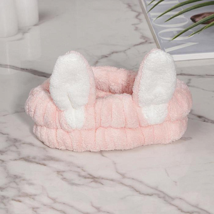 Повязка для умывания "Зайка", цвет микс, аксессуары и принадлежности