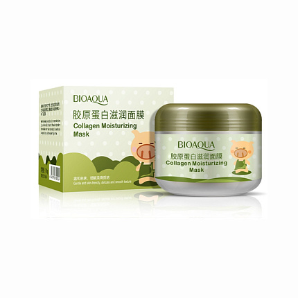 Маска питательная коллагеновая Pigskin Collagen Bioaqua, 100 г, маски