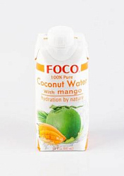 Кокосовая вода с манго FOCO, 330 мл