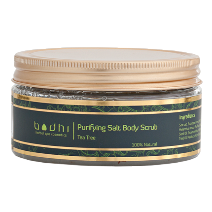 Солевой скраб  "Чайное дерево"  BODHI, 250 мл, скрабы, маски
